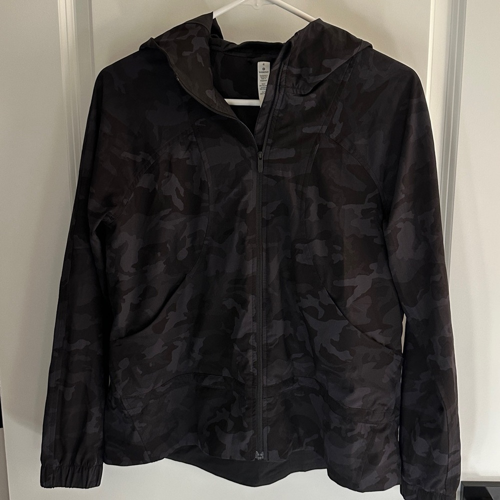 Lululemon Pack It Up Jacket Incognito Camo Multi Grey EUC - Picture 8 of 12